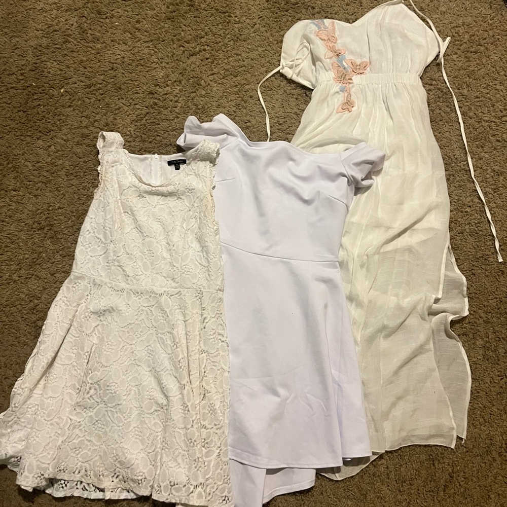 Three casual dresses